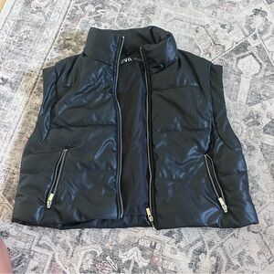 Leather Zara vest
